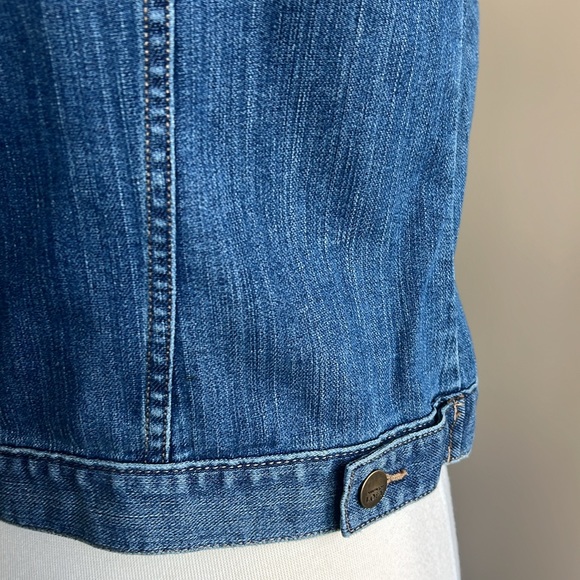 LOFT DENIM VEST NWOT - Picture 6 of 8